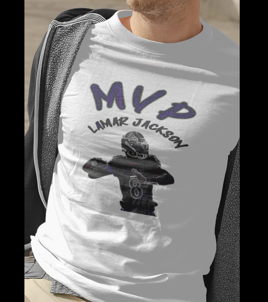 MVP Lamar Jackson Baltimore Ravens Quarterback T-Shirt