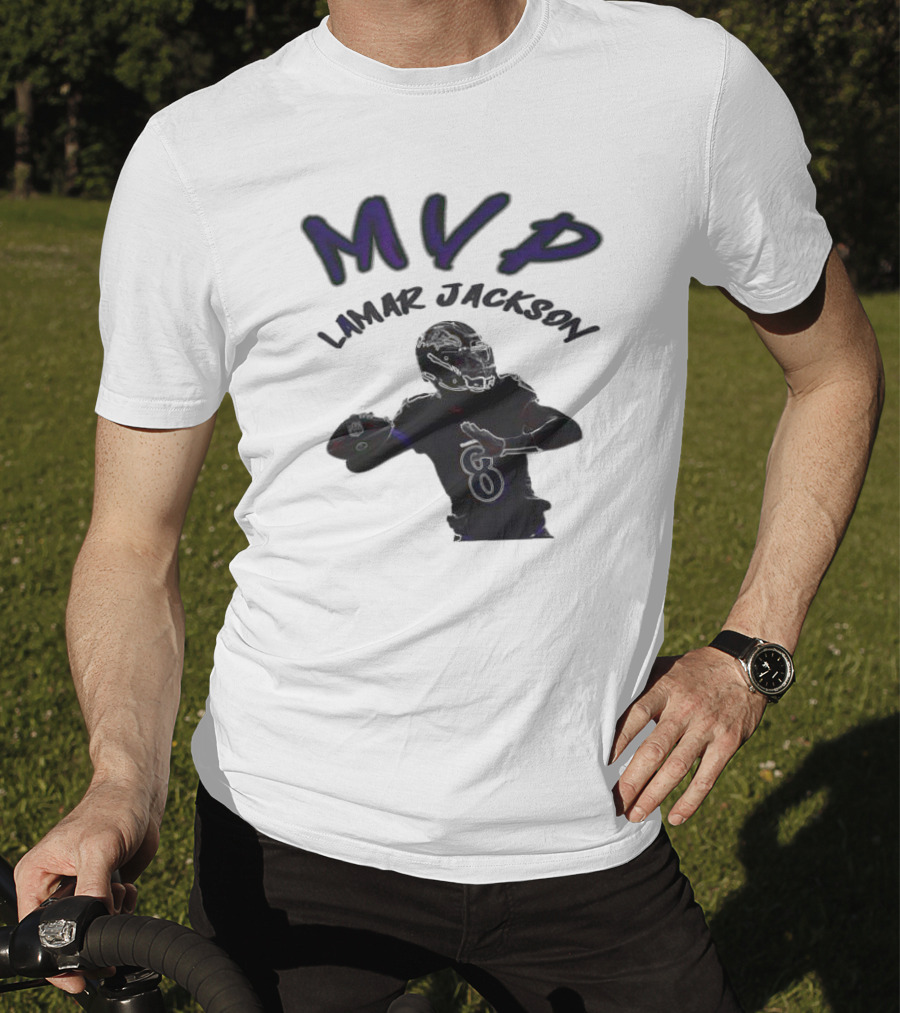 MVP Lamar Jackson Baltimore Ravens Quarterback T-Shirt
