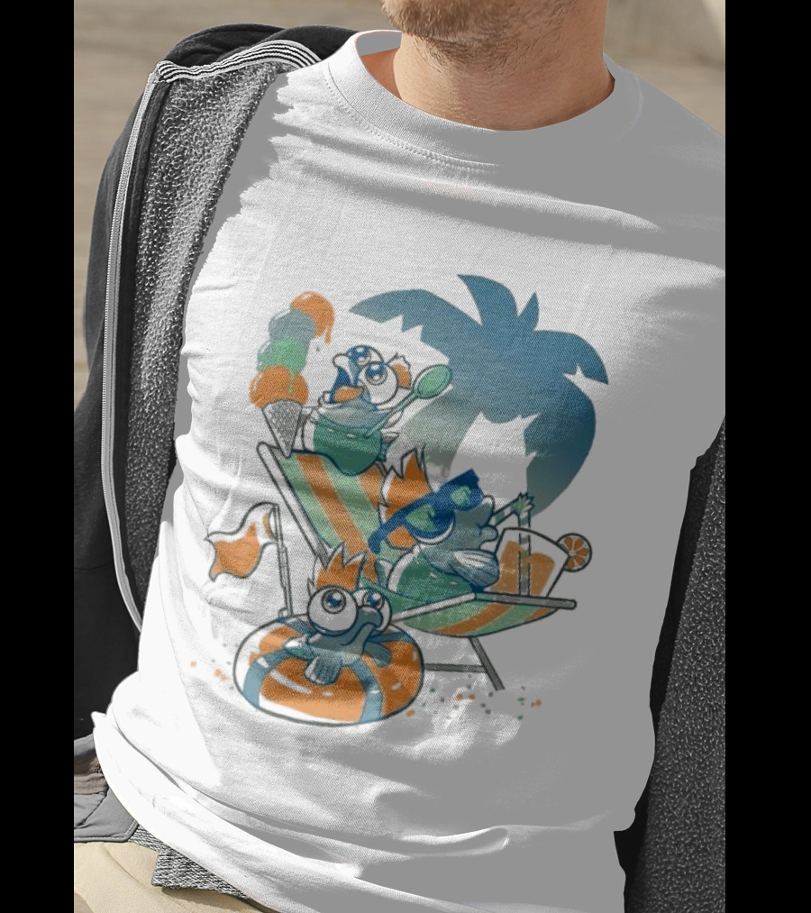 Resort Time Hanshumon Tropical Vacation Fun T-Shirt