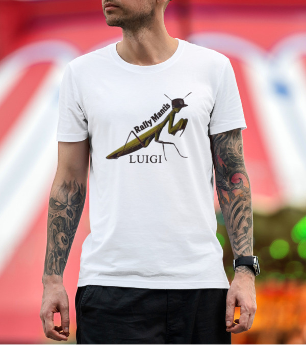 Premium T-Shirt: San Diego Padres Rally Mantis Luigi Baseball Cap T-Shirt San Diego Padres Rally Mantis Luigi Baseball Cap T-Shirt
