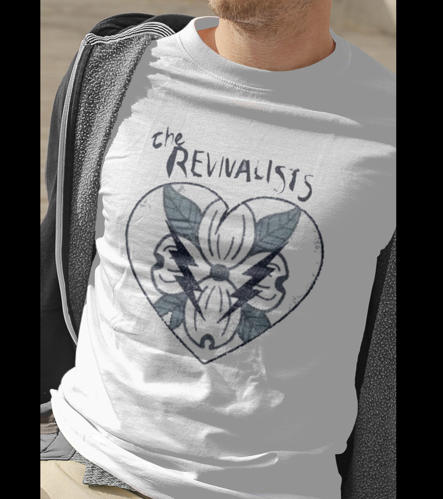 The Revivalists Heart Flower Lightning Bolt T-Shirt