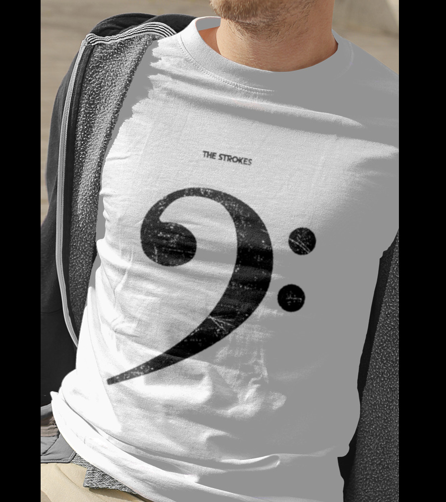 The Strokes Bass Clef T-Shirt