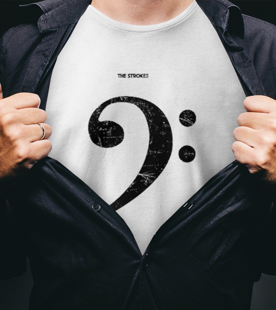 The Strokes Bass Clef T-Shirt