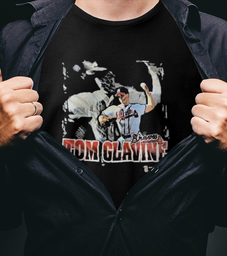 Braves Tom Glavine Pitching Legend T-Shirt
