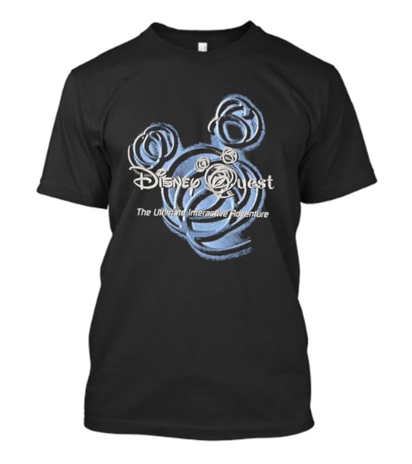 Disney Quest The Ultimate Interactive Adventure Mickey Swirl T-Shirt