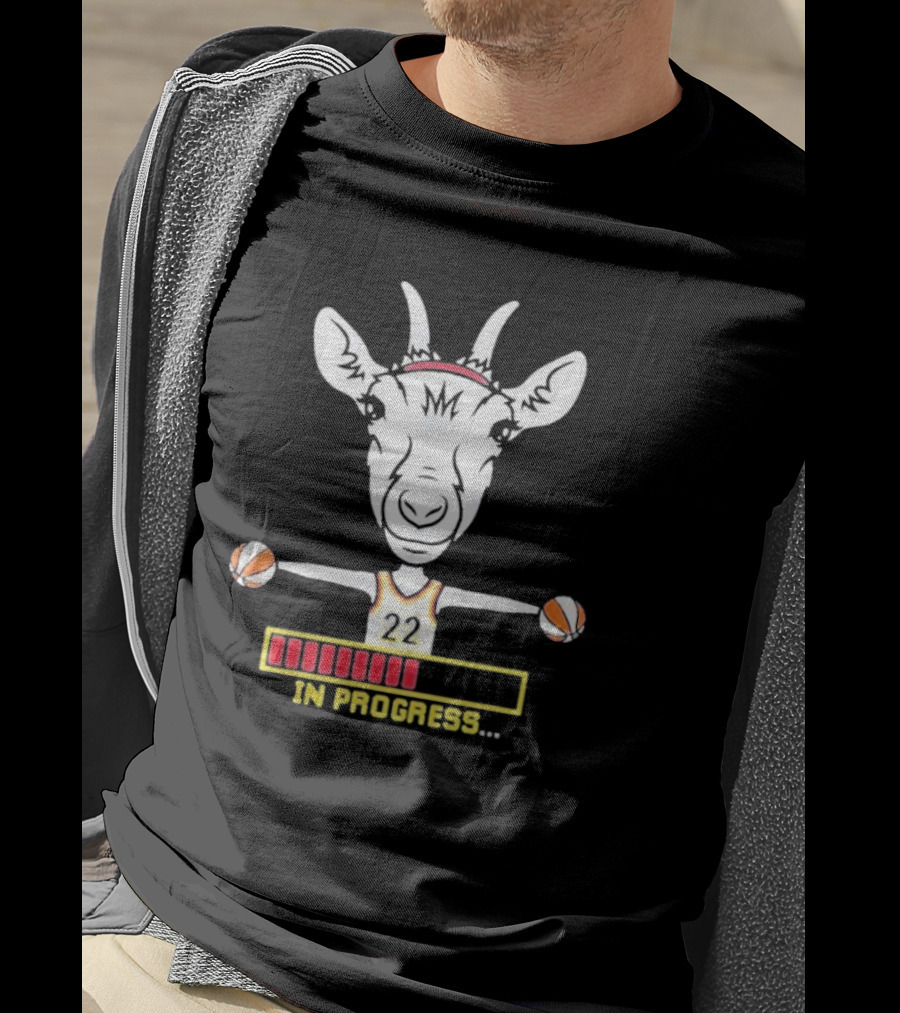 Goat In Progress 22 Basketball Fans Indiana T-Shirt