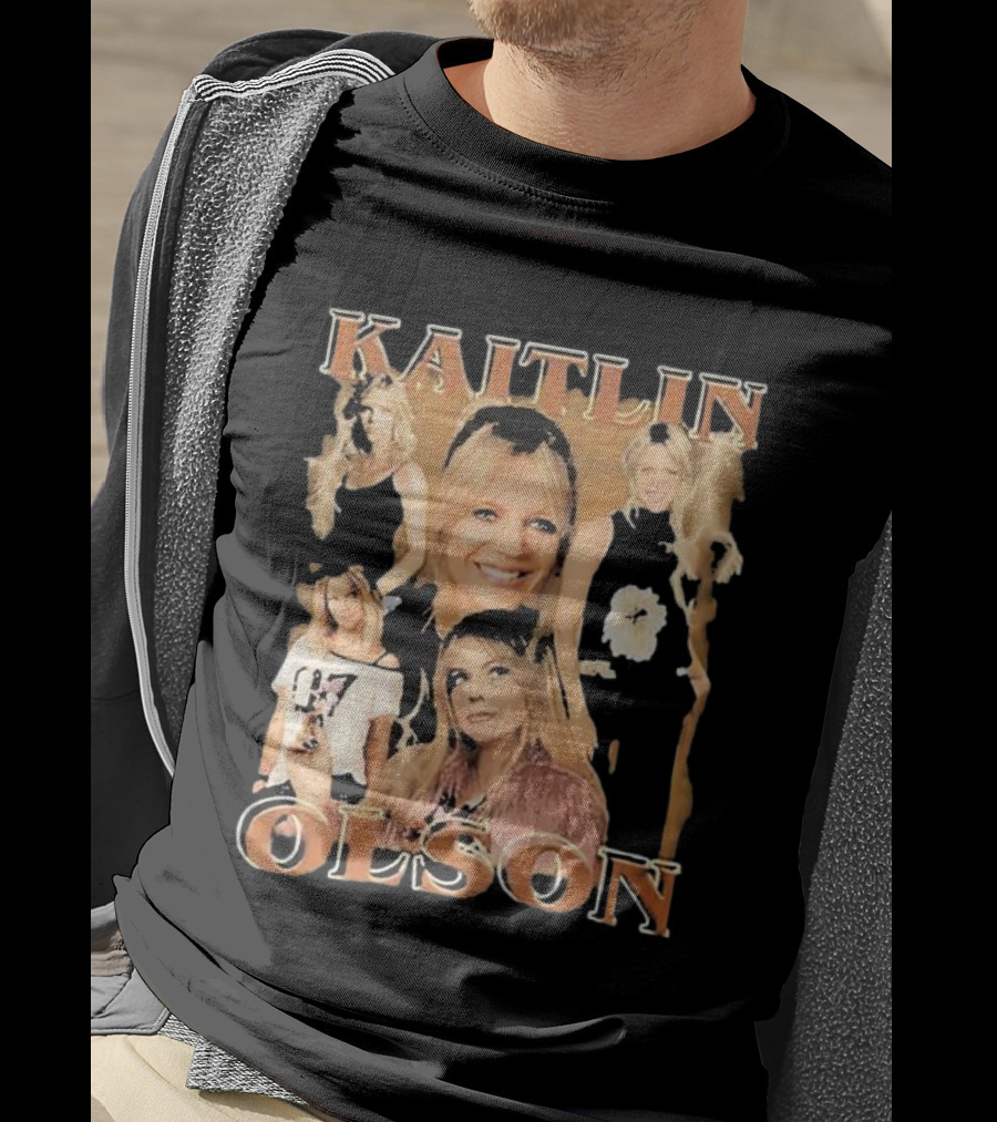 Kaitlin Olson Vintage Bootleg Collage T-Shirt