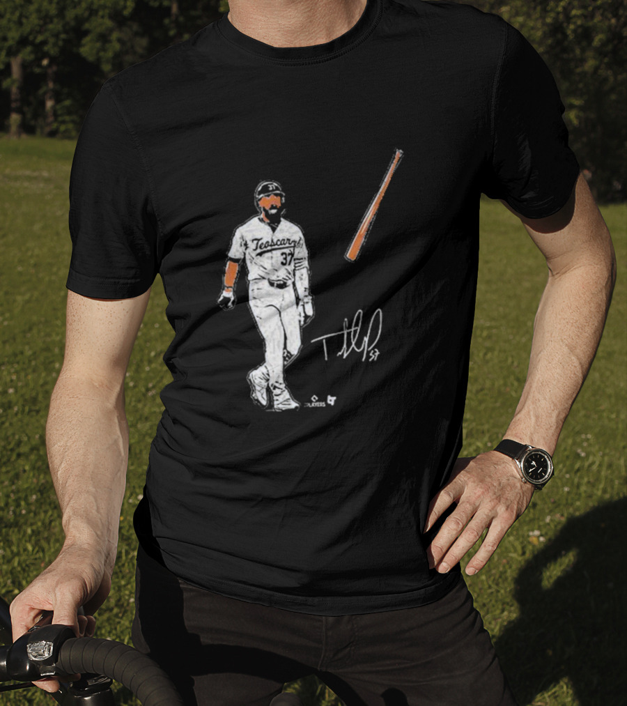 Teoscar Hernandez 37 Baseball Bat Flip Signature Players T-Shirt
