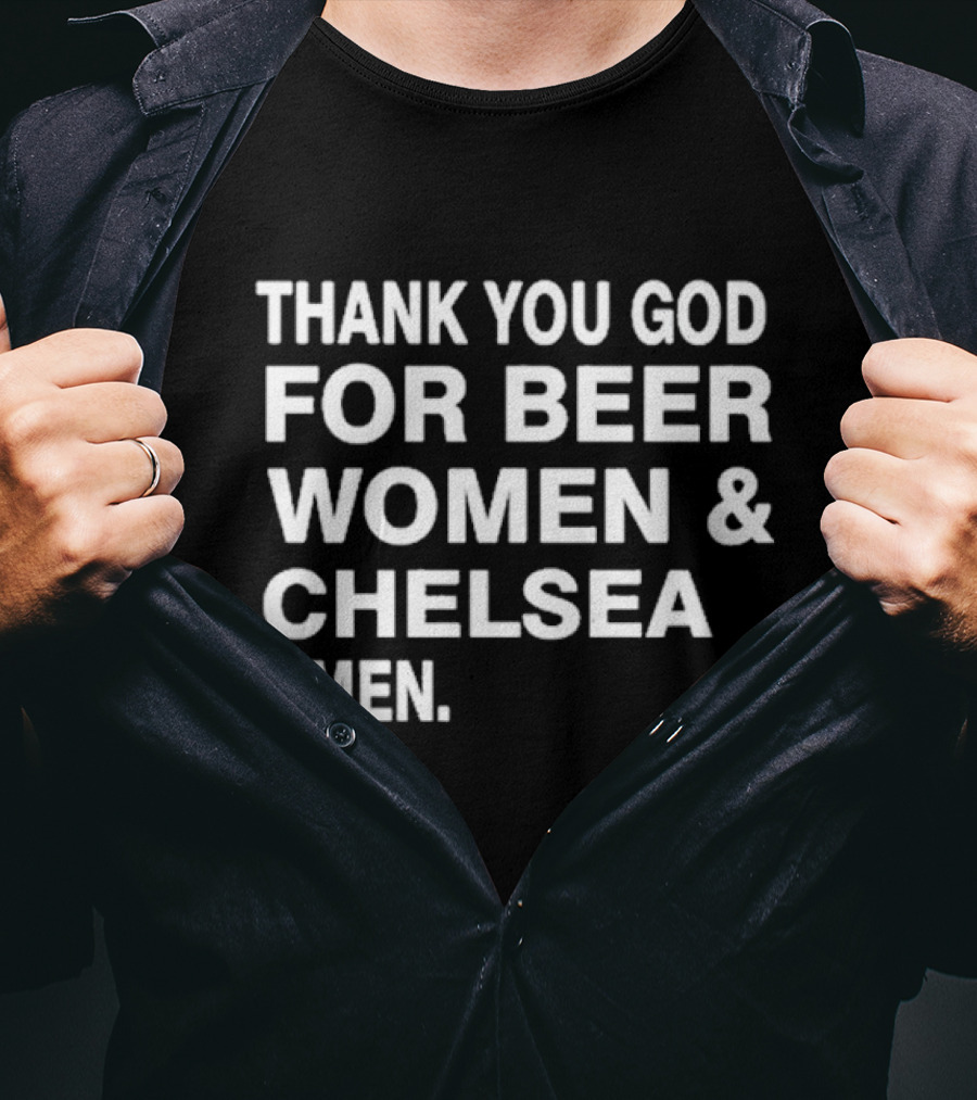 Thank You God For Beer Women Chelsea Amen T-Shirt