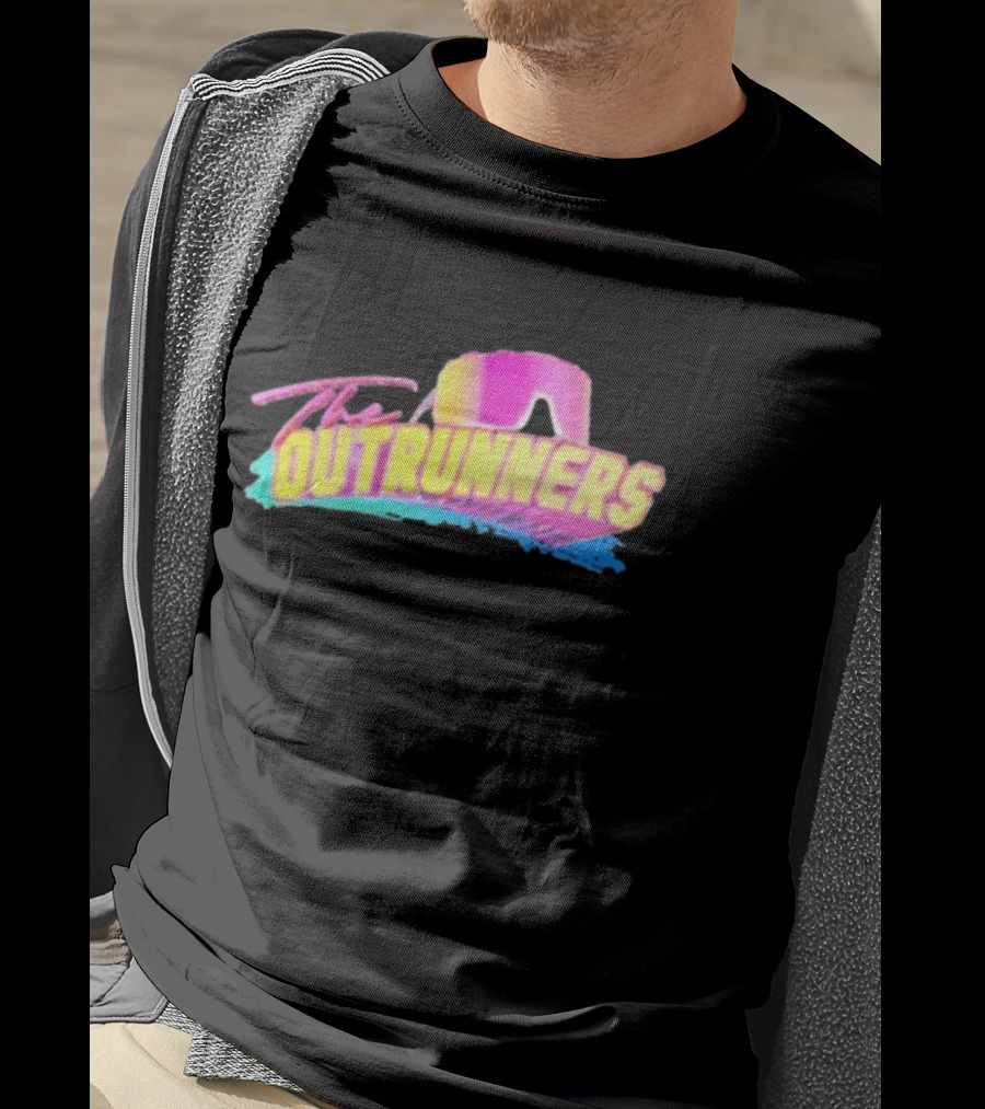 The Outrunners Retro Neon Shades Vibes T-Shirt