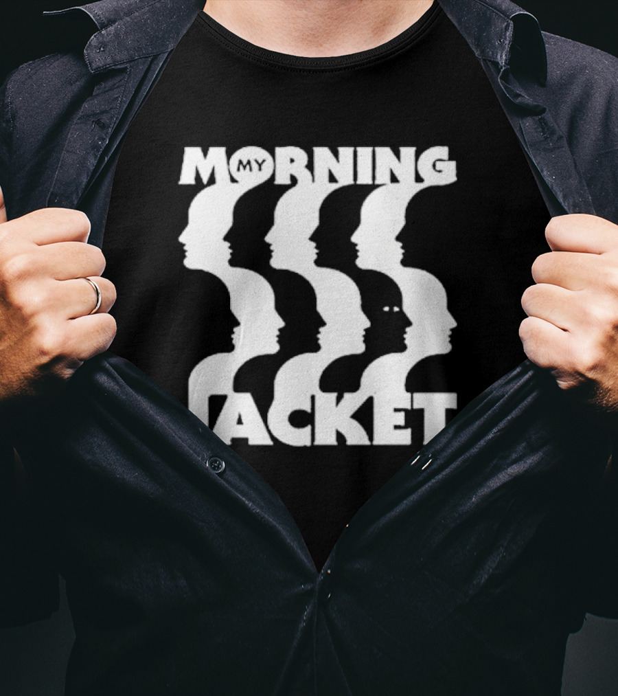 My Morning Jacket Band Faces Album T-Shirt