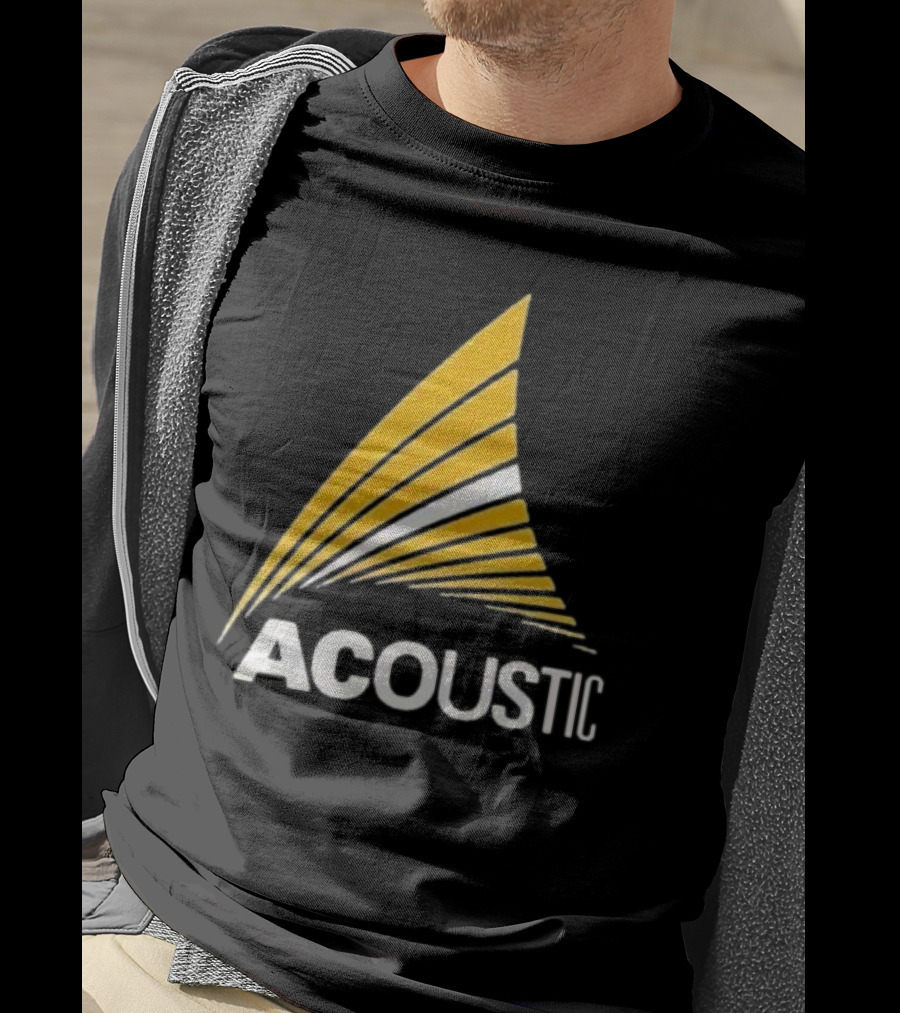 Acoustic Audio Yellow Wave T-Shirt