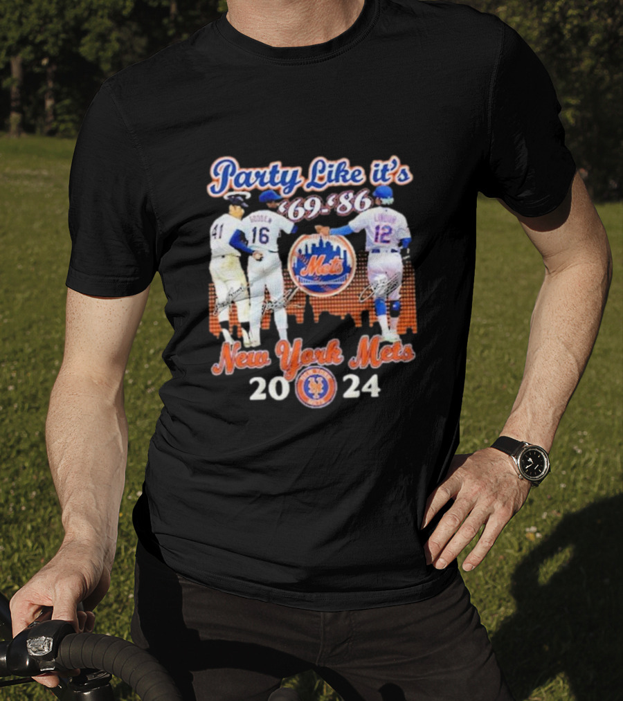 Party Like It’s ’69-’86 New York Mets T-Shirt