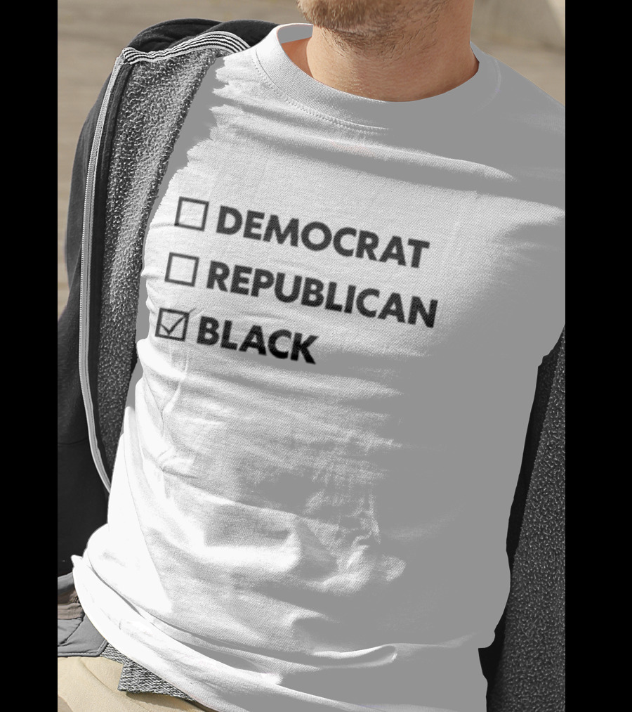 Democrat Republican Black Checkmark T-Shirt