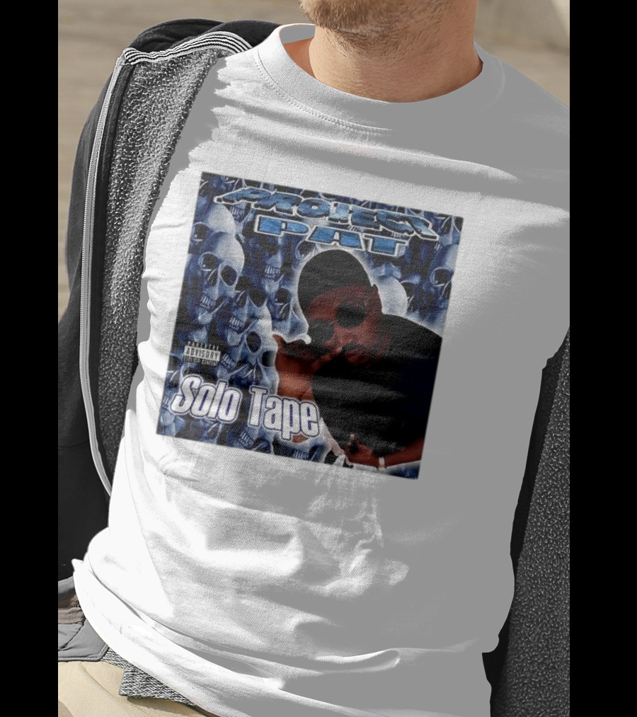 Project Pat Solo Tape Album Cover Skulls T-Shirt