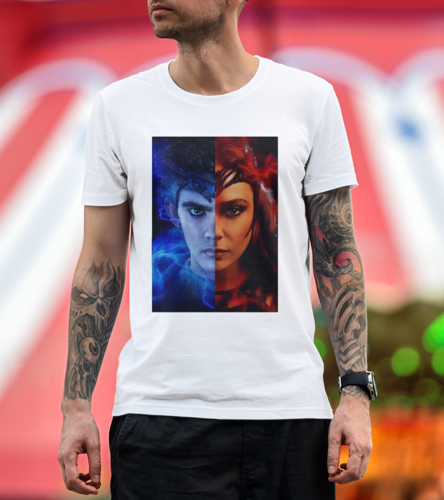 ReI Loves Joe Locke Billy Maximoff Wanda Maximoff Agatha All Along Twins of Magic Showdown T-Shirt