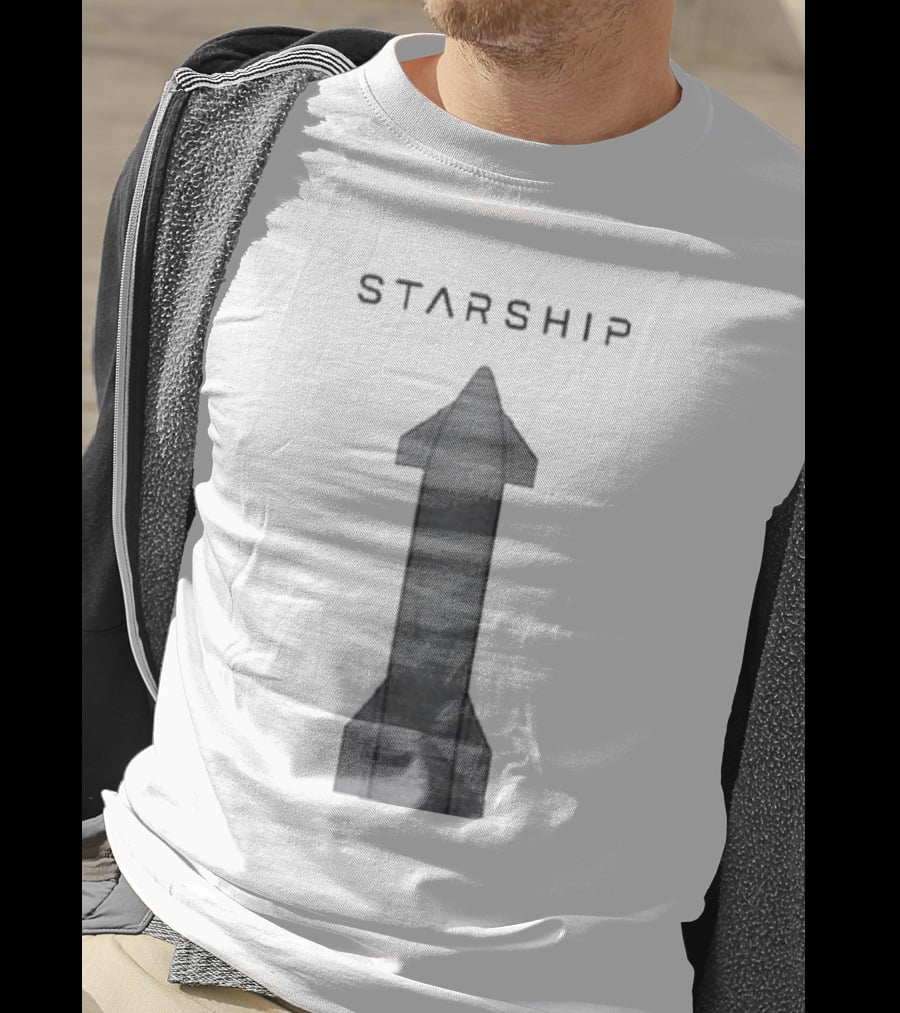 Starship Rocket Heat Shield T-Shirt