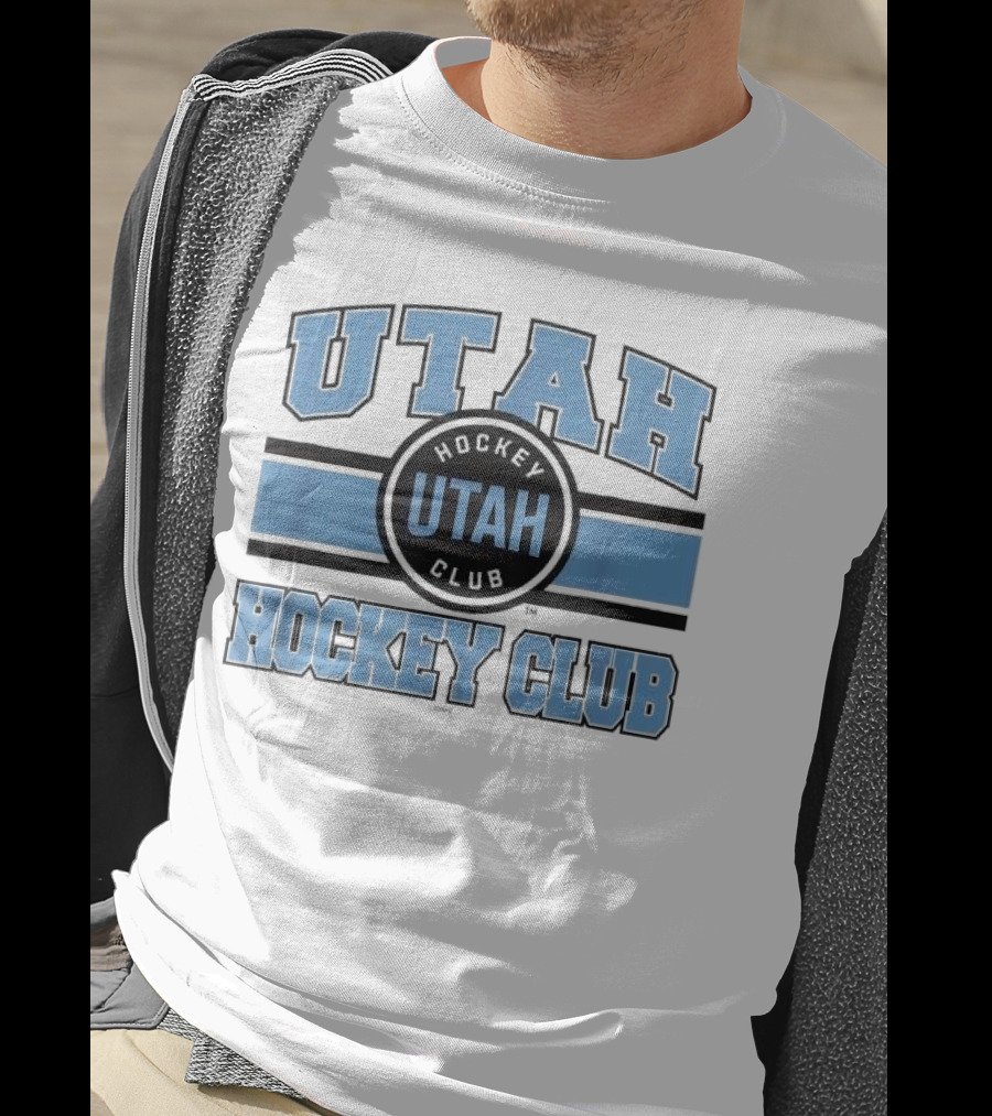 Utah Hockey Club Blue Stripe Licensed T-Shirt
