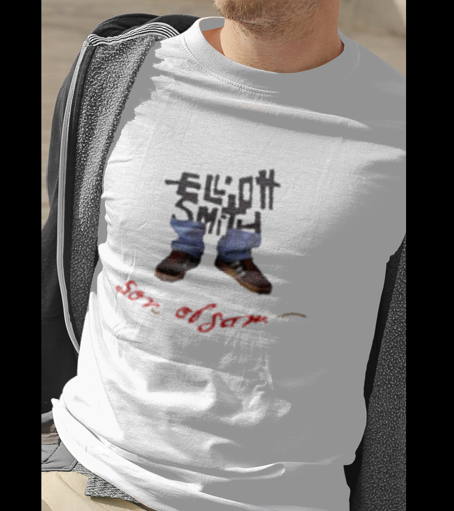 Vintage Elliott Smith Son Of Sam Shoes And Pants Text T-Shirt