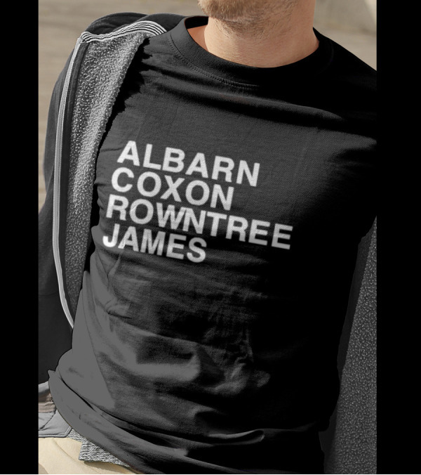 Albarn Coxon Rowntree James Blur Band Members Recognition T-Shirt