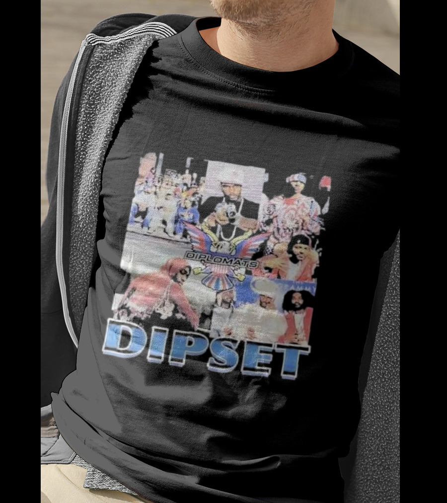 Dipset Diplomats Classic Hip Hop Collage With Eagle T-Shirt