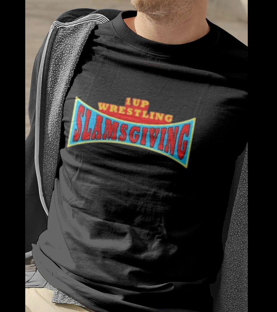 1UP Wrestling Slamsgiving T-Shirt