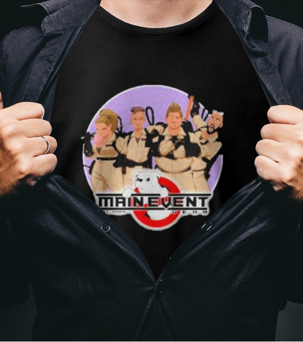 Halloween Main Event 2024 Ghostbusters Parody With Characters T-Shirt