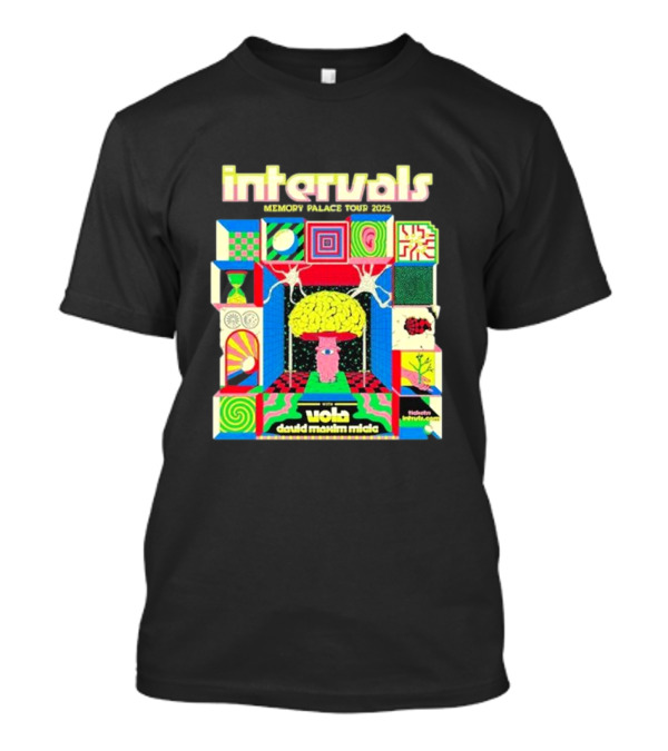 Intervals Memory Palace Tour 2025 Vola David Maxim Micic Colorful T-Shirt