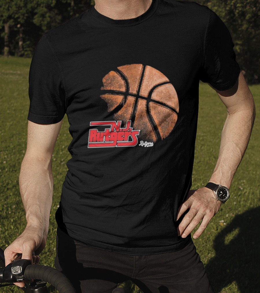 Rutgers Scarlet Knights NJ Basketball Retro T-Shirt