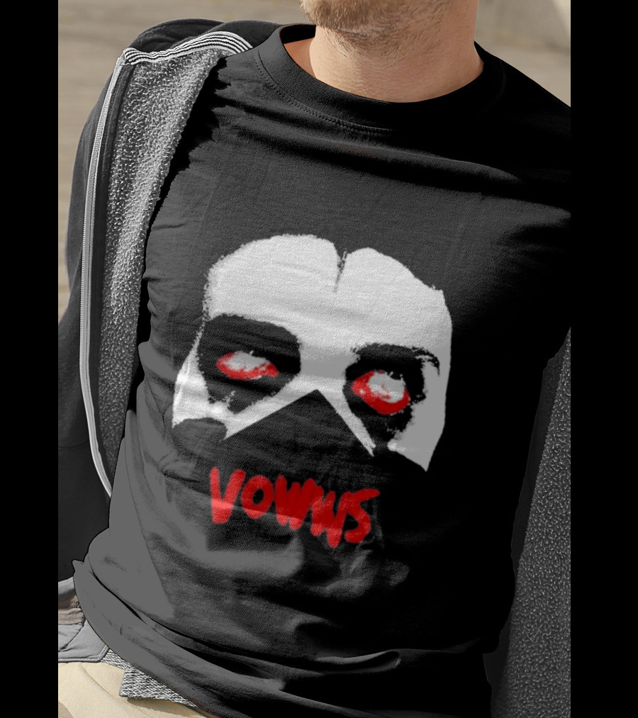 Vowws Hollow Face Red Eyes T-Shirt