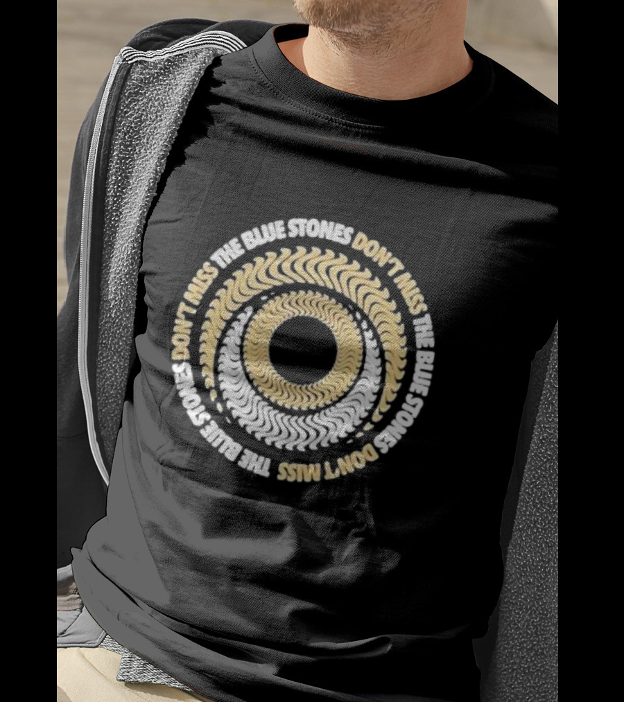 The Blue Stones Don't Miss Psychedelic Spiral T-Shirt