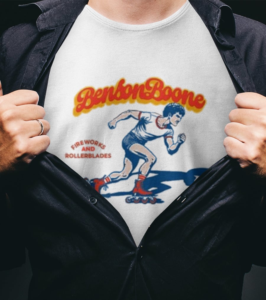 Benson Boone Fireworks And Rollerblades Benny T-Shirt