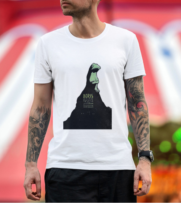 Premium T-Shirt: Boris Starcrawler Apocalypse Tracking Tour Cat's Cradle Carrboro NC October 25 T-Shirt Boris Starcrawler Apocalypse Tracking Tour Cat's Cradle Carrboro NC October 25 T-Shirt