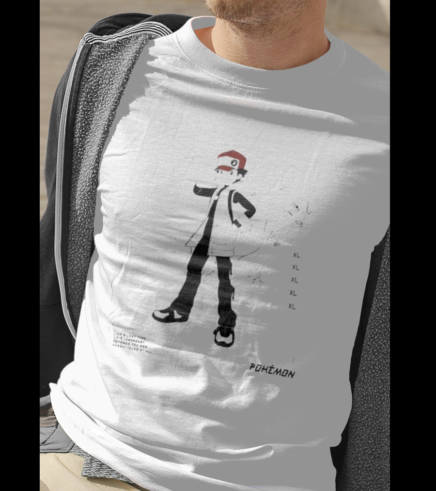 Pokemon Uniqlo UT Red Charizard Japan JP Pokemon Masters EX Ash XL T-Shirt