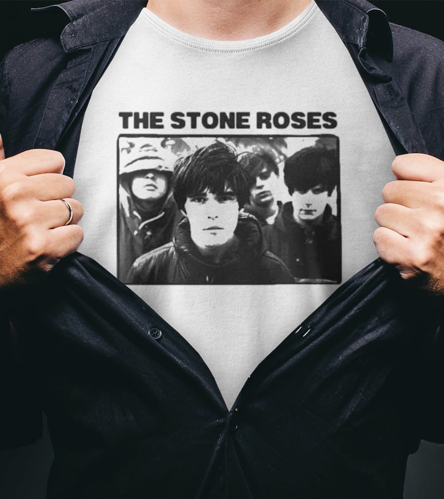 THE STONE ROSES Band Photo Members Iconic T-Shirt