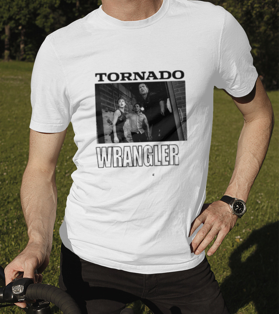 Tornado Wrangler Twisters Tyler Kate And Javi T-Shirt
