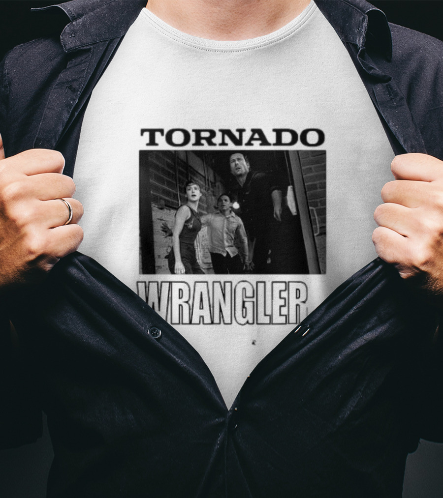 Tornado Wrangler Twisters Tyler Kate And Javi T-Shirt