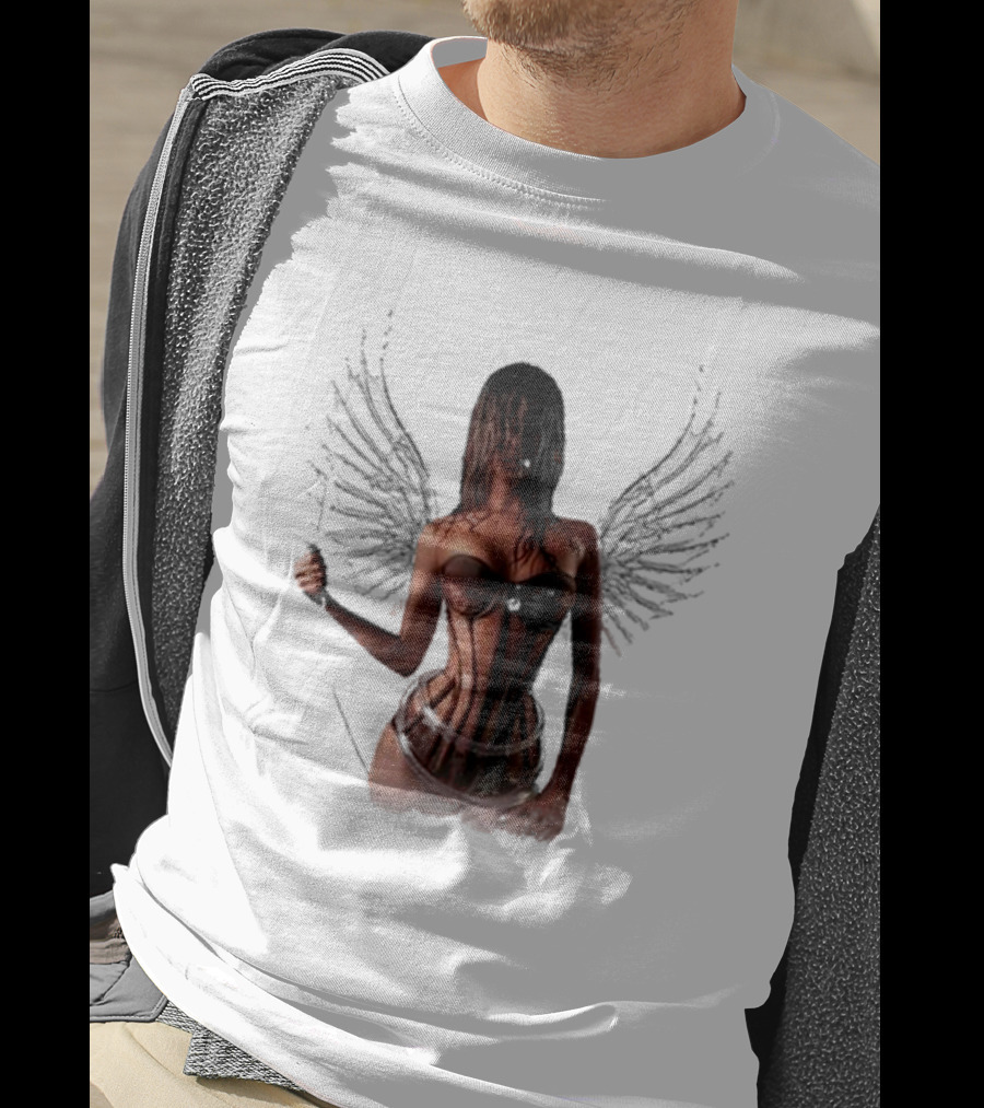 Tyla X Victoria's Secret Angel Wings Corset Fashion T-Shirt