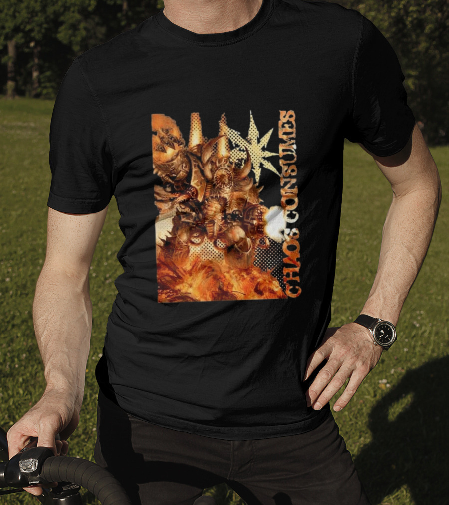 Chaos Consumes Helbrute Malodrax Kraegon Thul T-Shirt