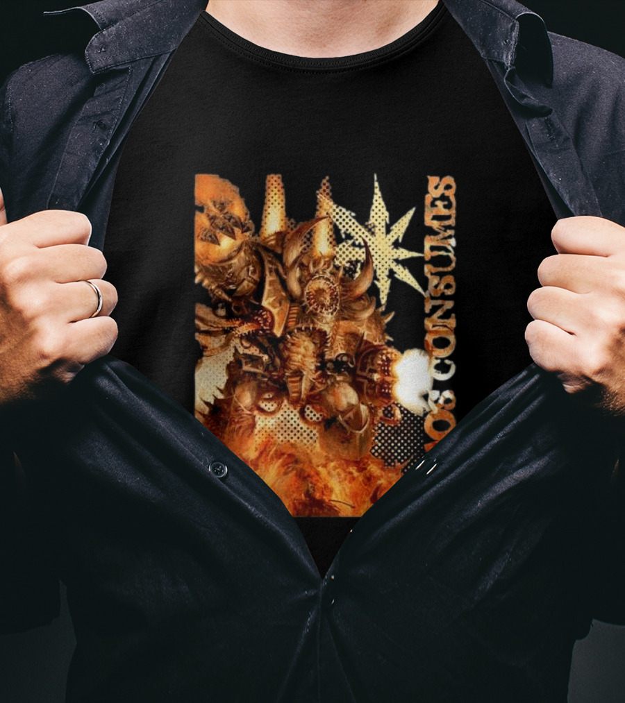 Chaos Consumes Helbrute Malodrax Kraegon Thul T-Shirt