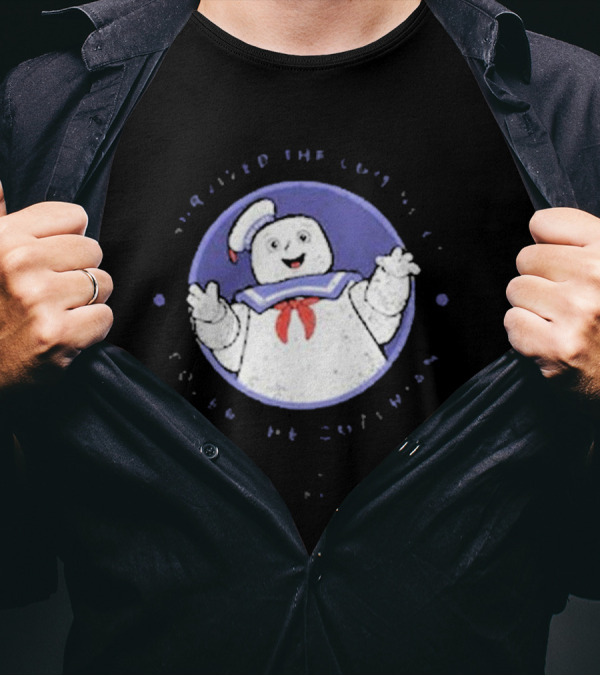 I Survived The Coming Of Gozer The Gozerian Ghostbusters Stay Puft Marshmallow Man T-Shirt