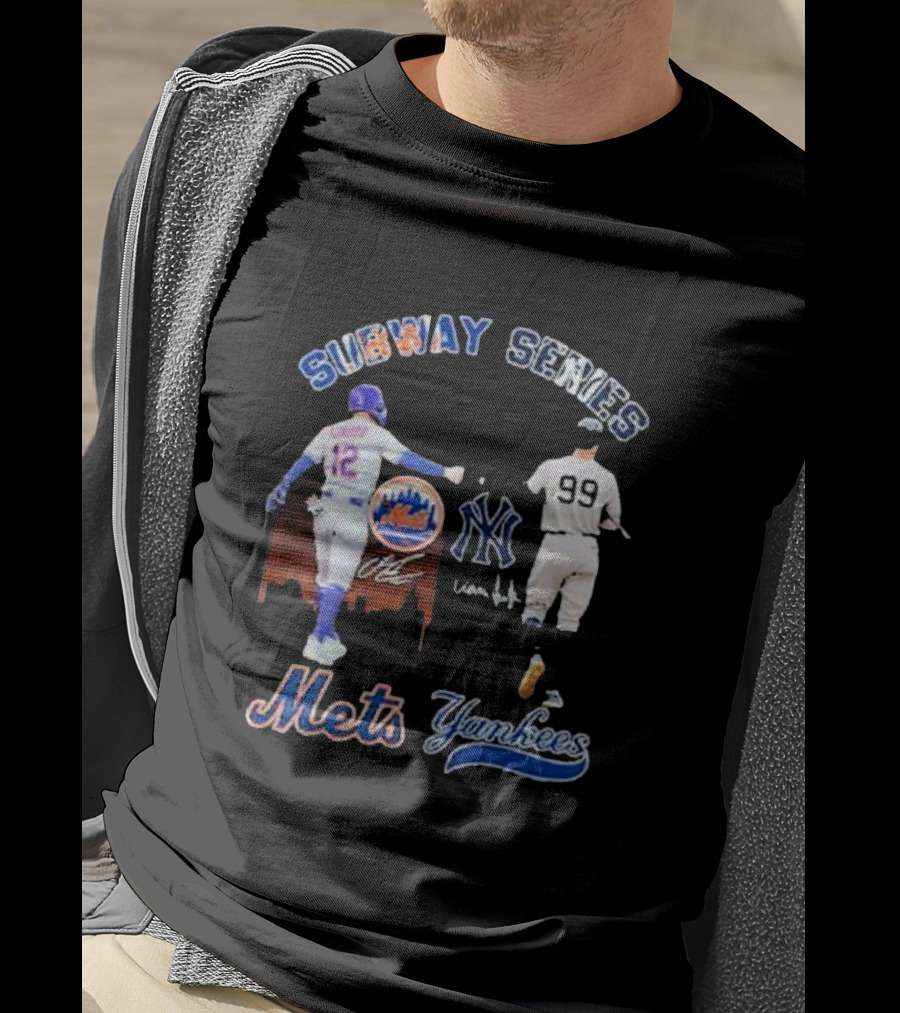 Subway Series Mets Yankees Lindor Judge T-Shirt