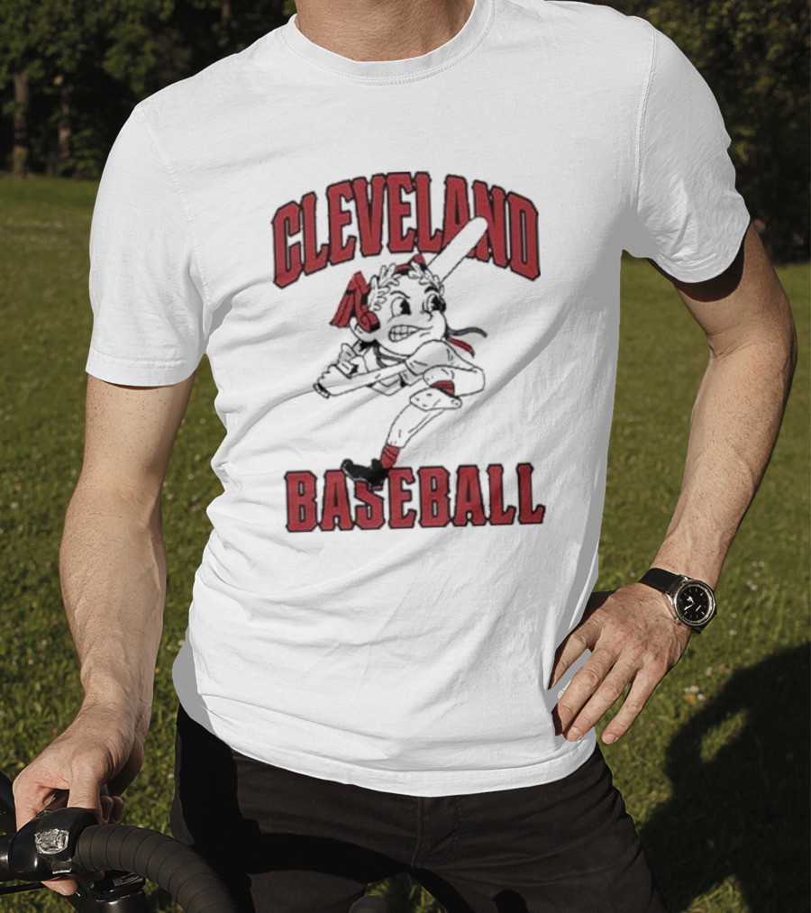 Cleveland Baseball Retro Chief Wahoo Character T-Shirt