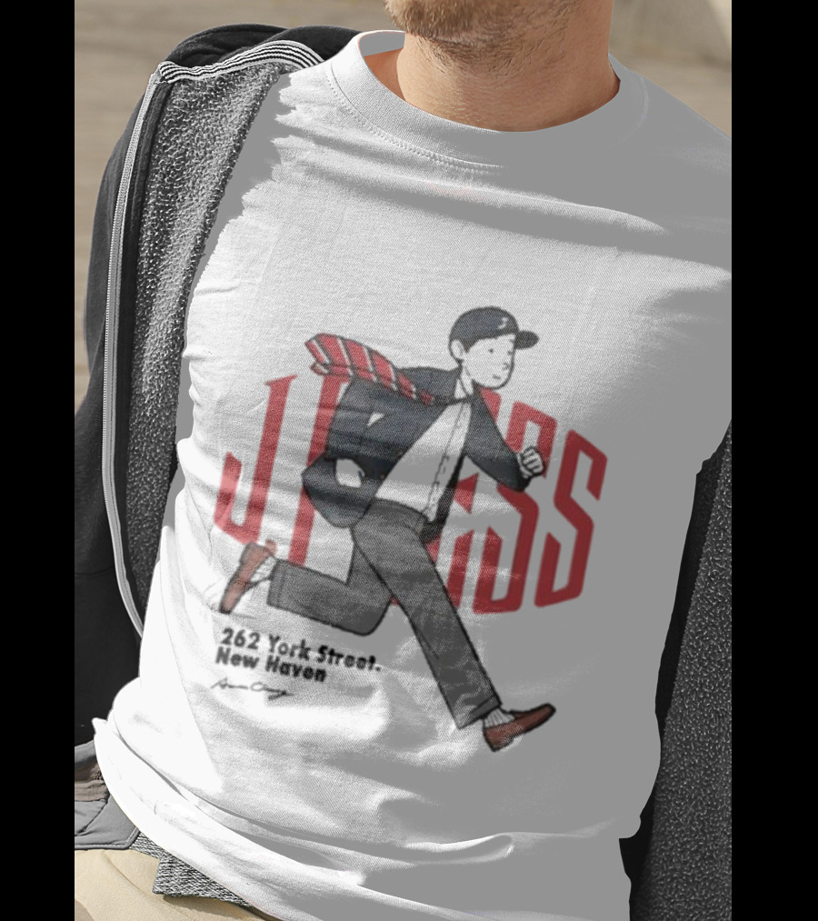 J.Press Boy's 262 York Street New Haven Running Figure T-Shirt
