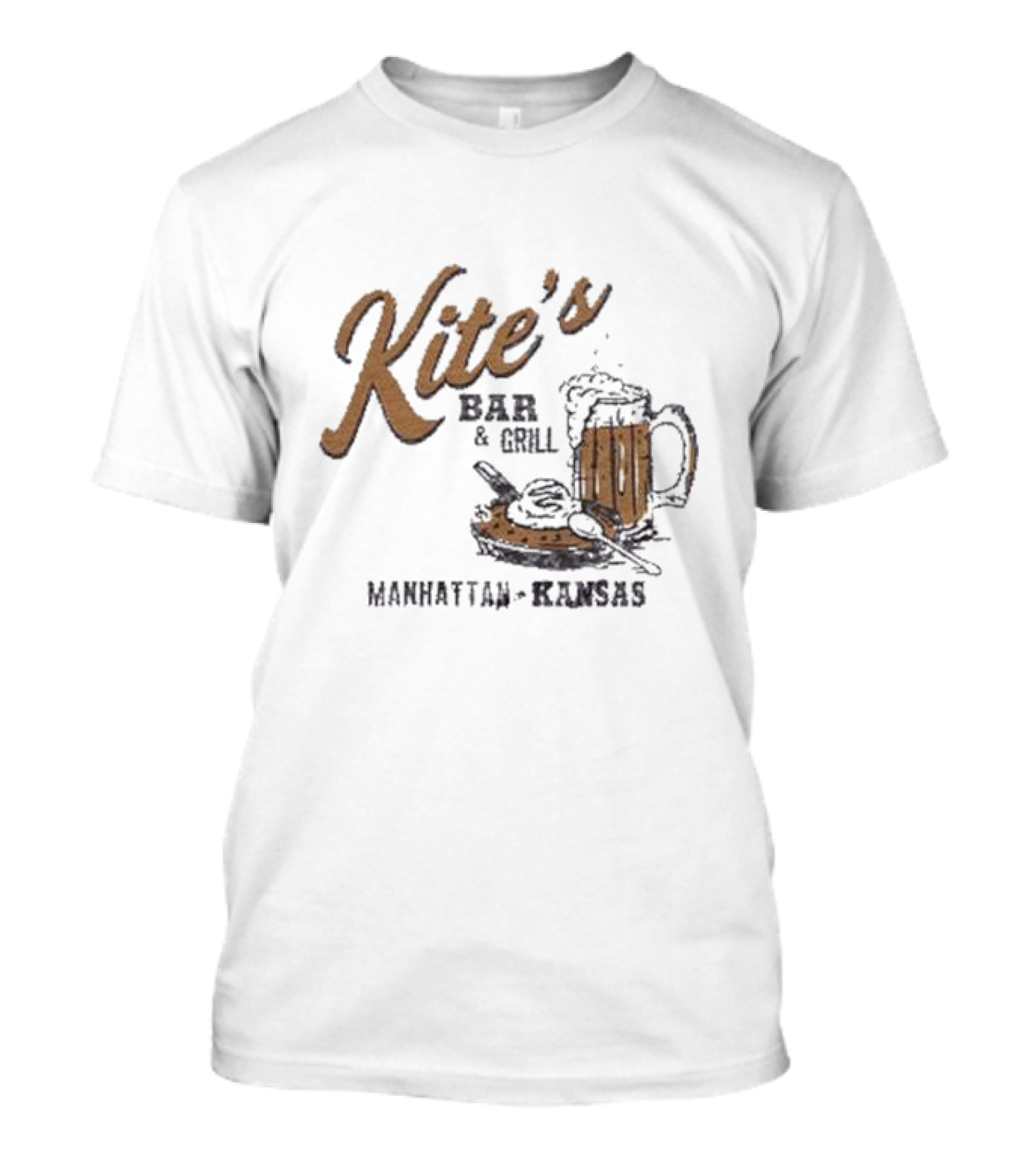 Kite's Bar And Grill Manhattan Kansas Beer And Food T-Shirt