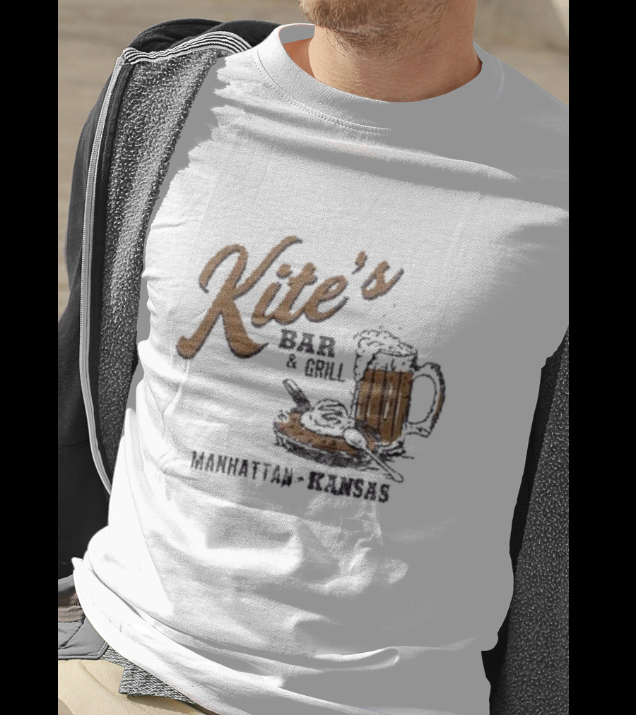 Kite's Bar And Grill Manhattan Kansas Beer And Food T-Shirt