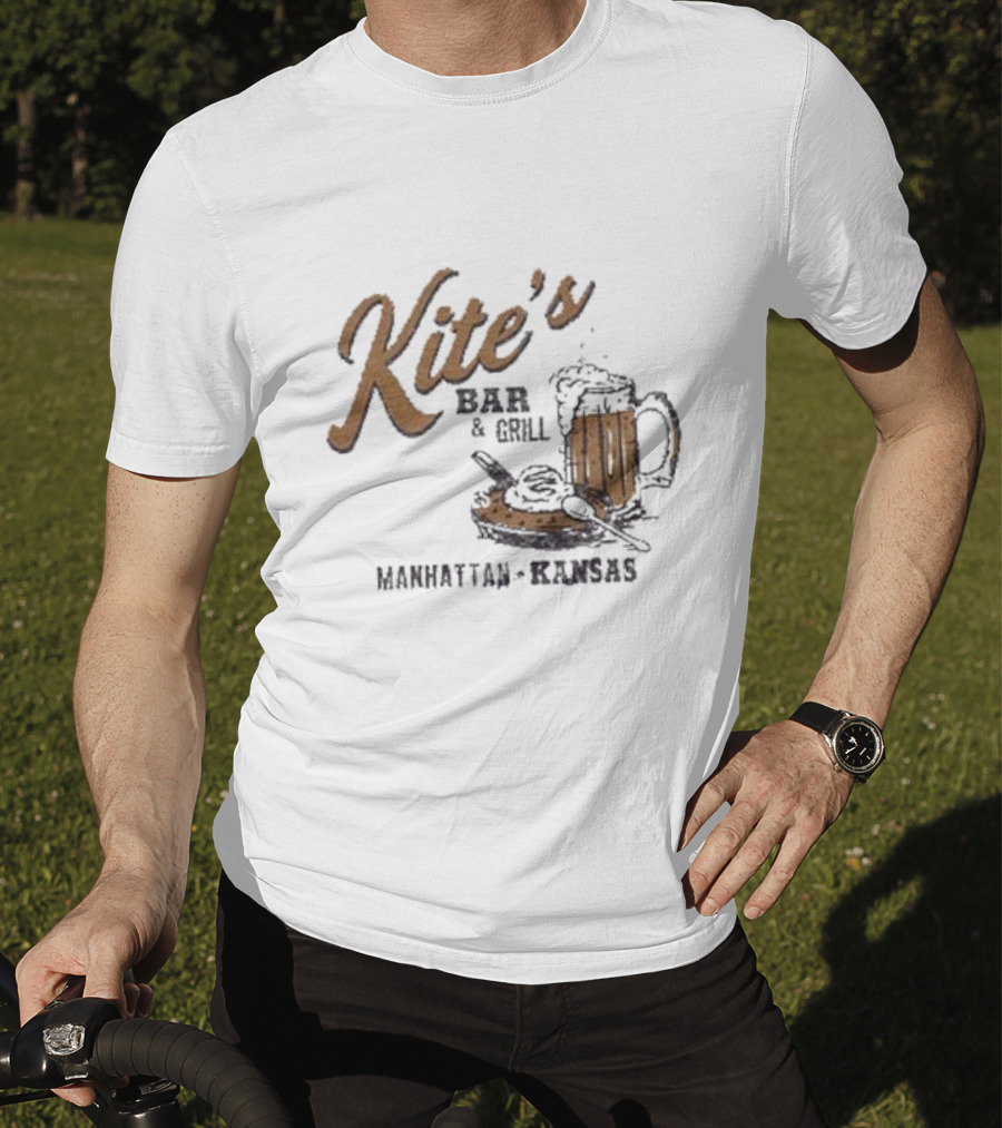 Kite's Bar And Grill Manhattan Kansas Beer And Food T-Shirt