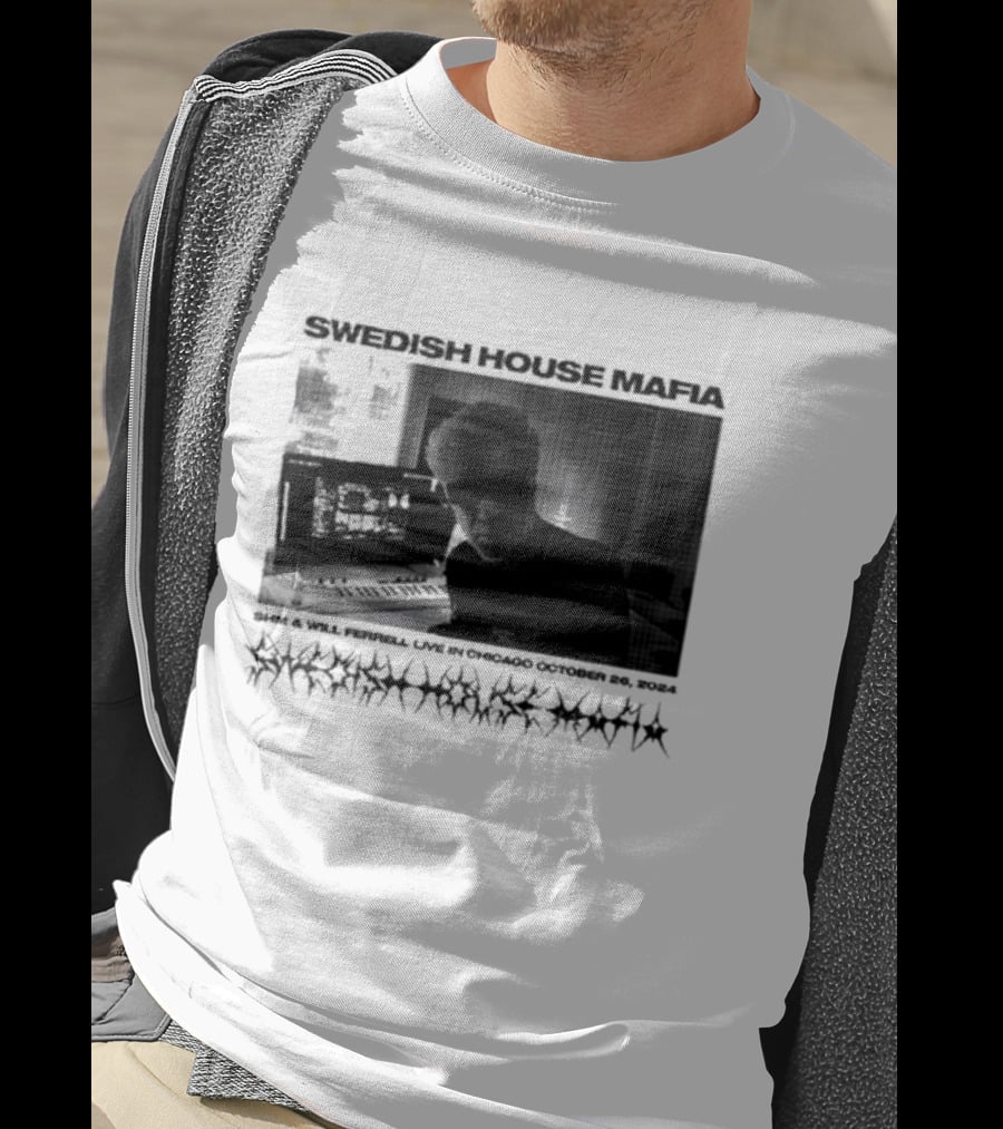Swedish House Mafia Shm And Will Ferrell Live IN Chicago October 26 T-Shirt
