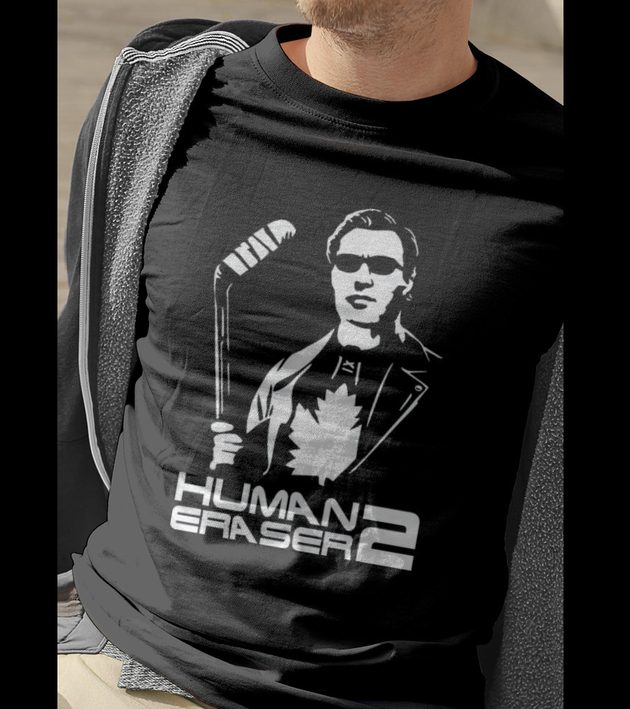 Human Eraser 2 Luke Schenn On 1000 NHL Games Hockey Maple Leaf Leather Jacket T-Shirt