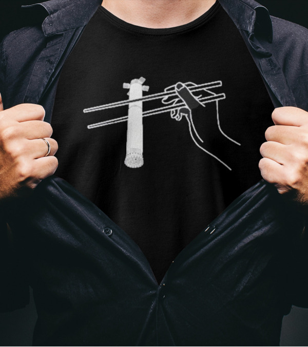 Joe Tegtmeyer SpaceX Super Heavy Starship Booster Chopsticks Science Space T-Shirt